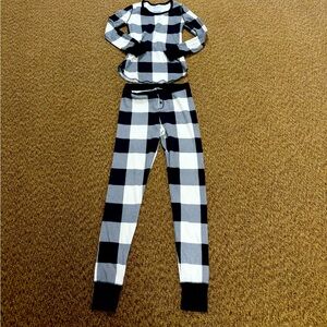 Black and white old navy pajamas size small on bottoms and XS top